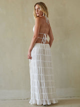 Long gathered skirt