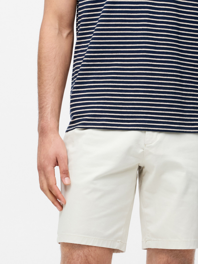 Short chino stretch en cotton