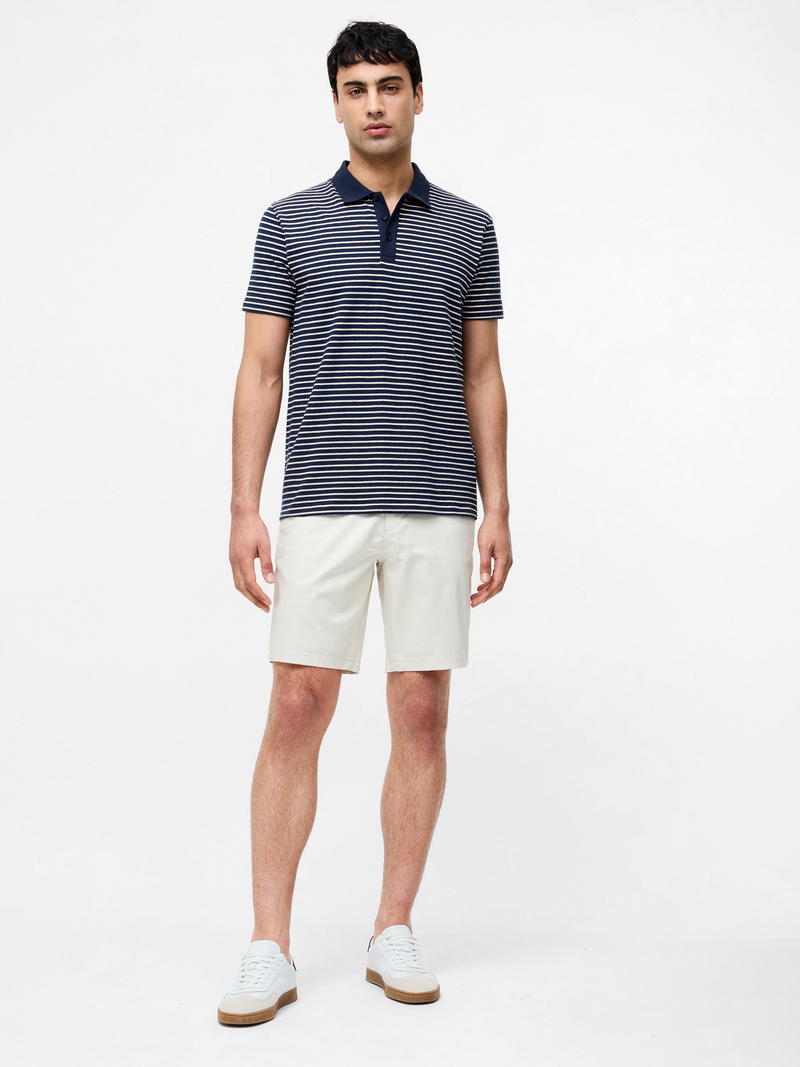 Short chino stretch en cotton