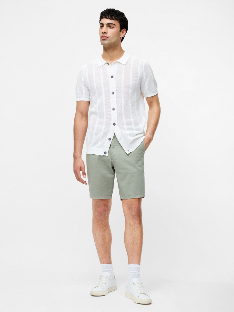 Short chino stretch en cotton