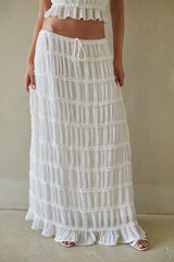 Long gathered skirt